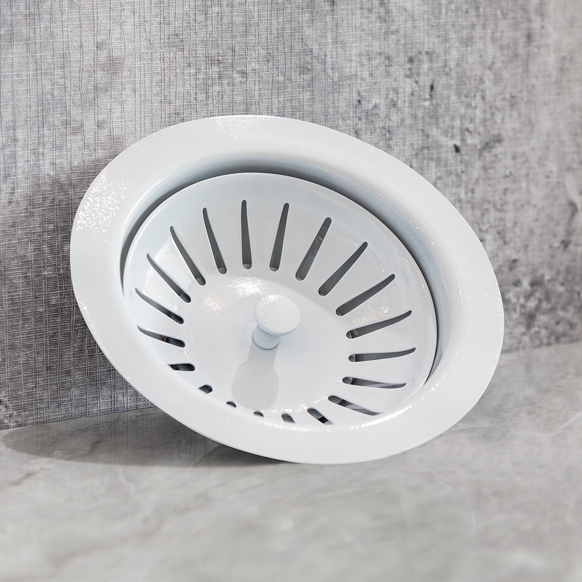 Basket Waste 90 mm White Butler Sinks Australia