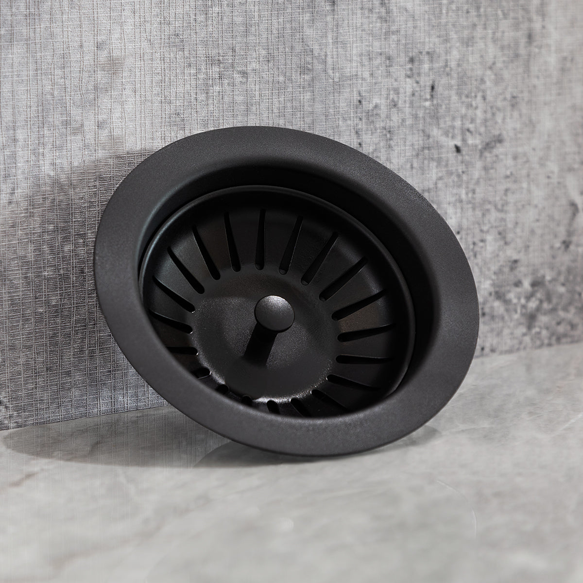 Basket Waste 90 mm Matt Black Butler Sinks Australia