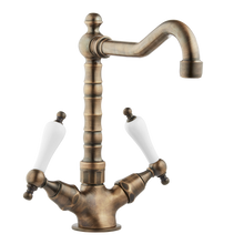 Load image into Gallery viewer, Country Farmhouse Kitchen Tap - Porcelain Levers