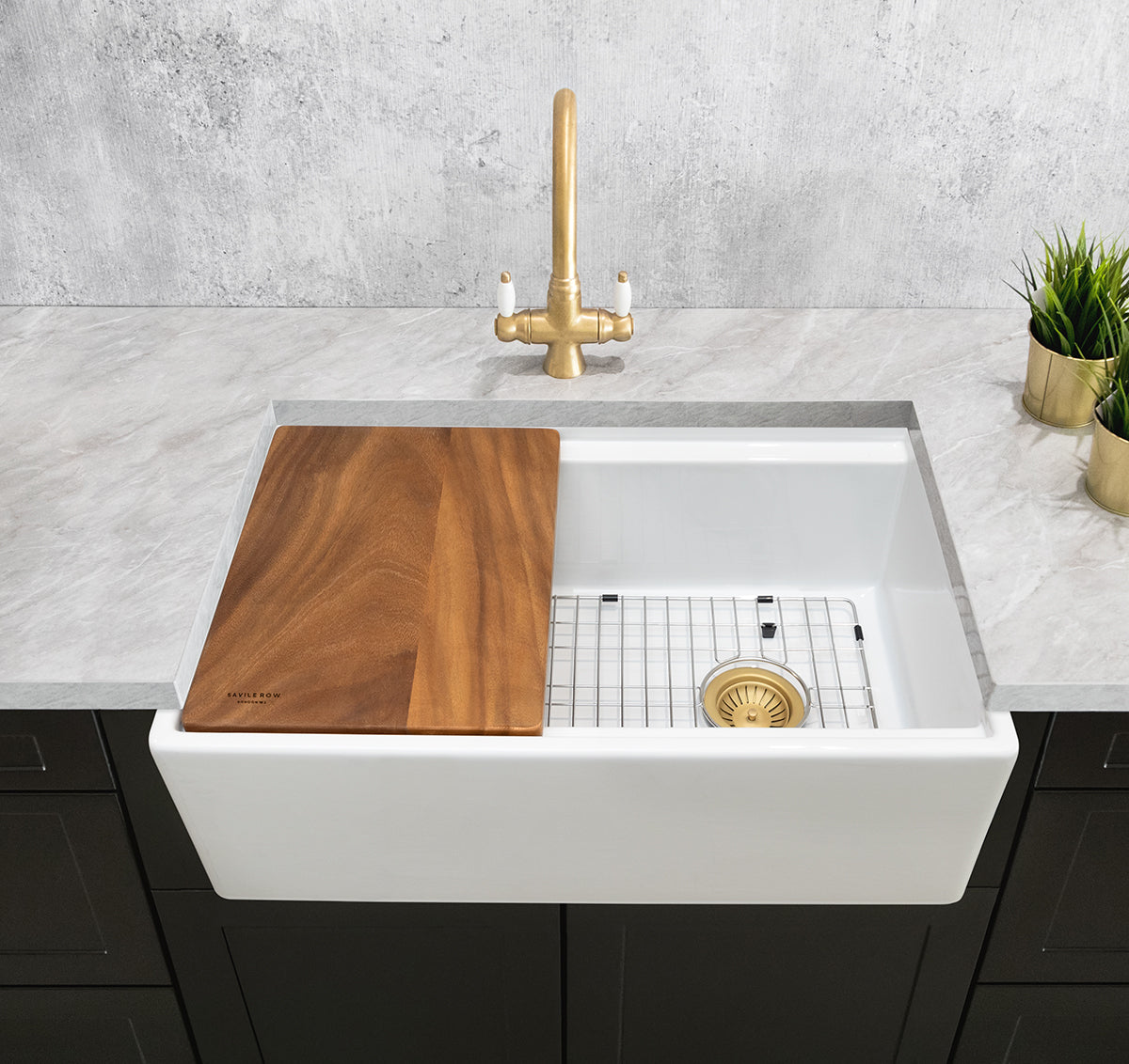 Mayfair - Kitchen System - Offset Waste - 36 Inch – Butler Sinks ...