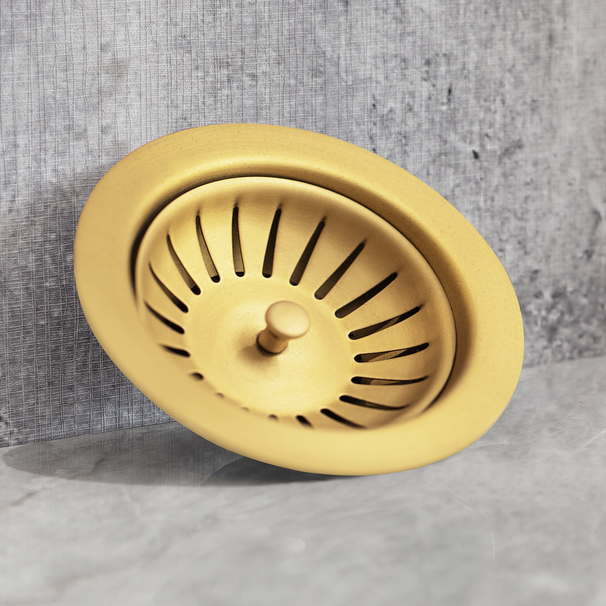 Basket Waste 90 mm Brushed Brass Butler Sinks Australia