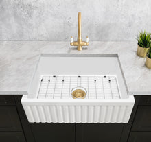 Load image into Gallery viewer, Mayfair - Fluted/Plain Butler Sink  - Free Grid
