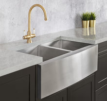 Load image into Gallery viewer, Stainless Steel Butler Sink Offset Bowl
